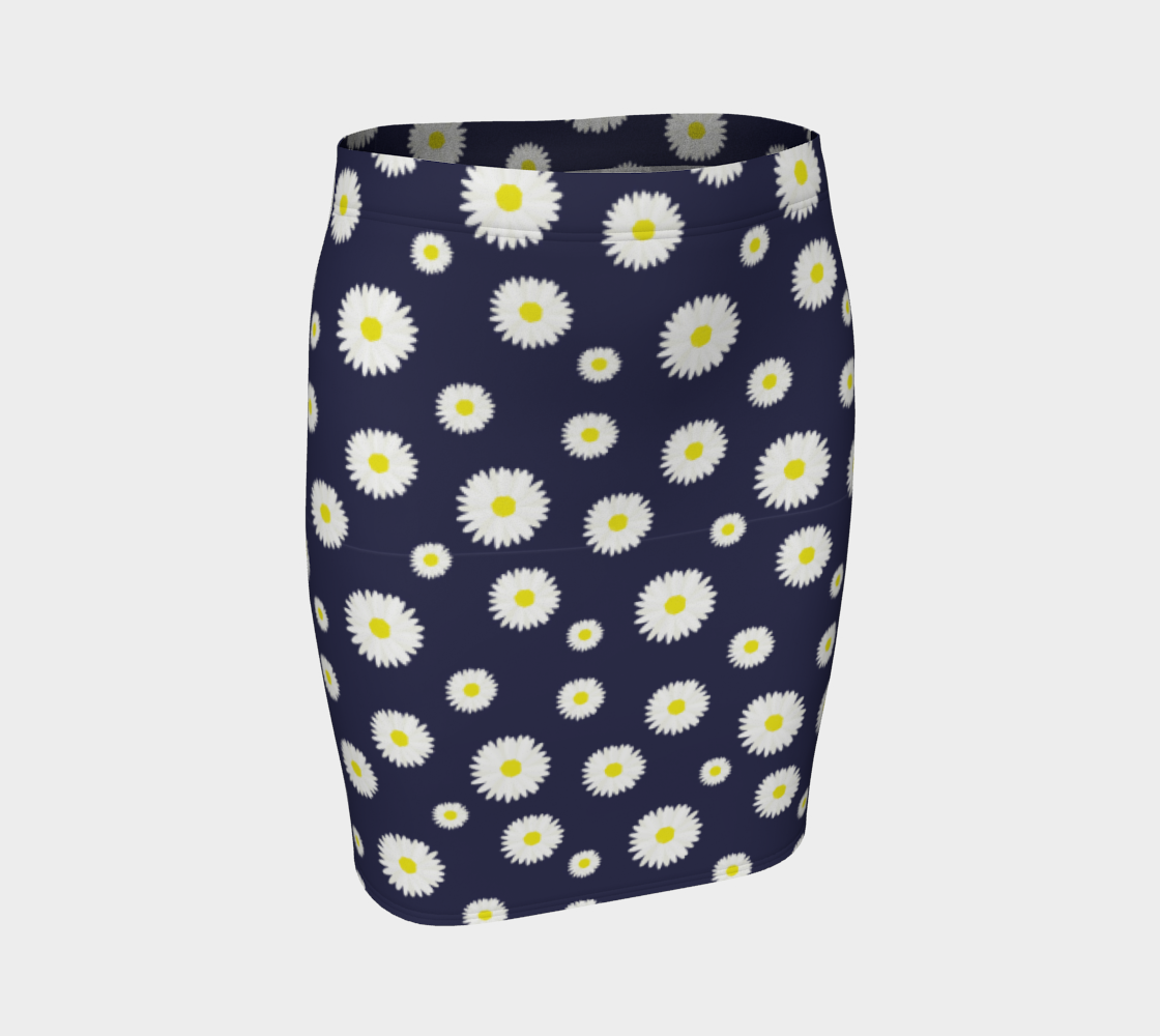 Daisy, Daisy Fitted Skirt - Navy preview