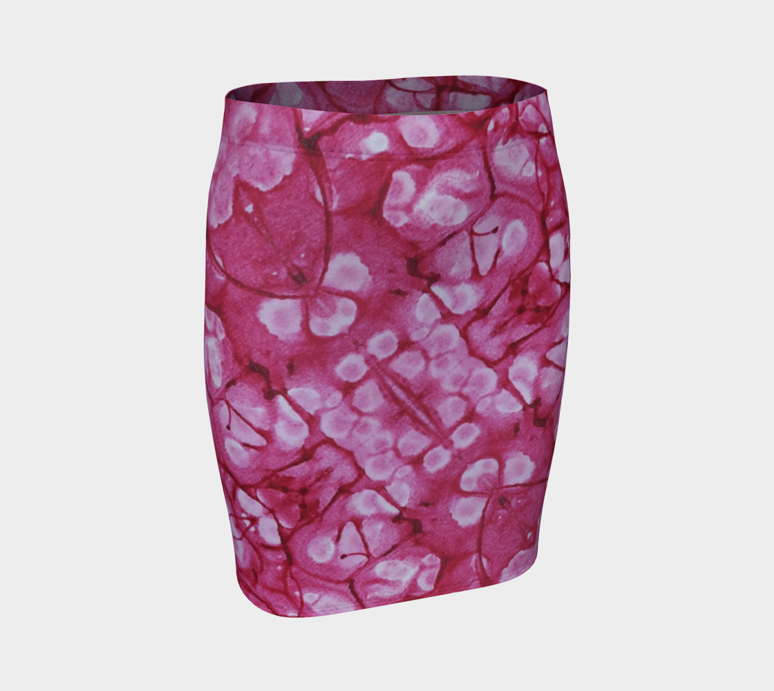 Pink Cobblestone Fitted Skirt preview