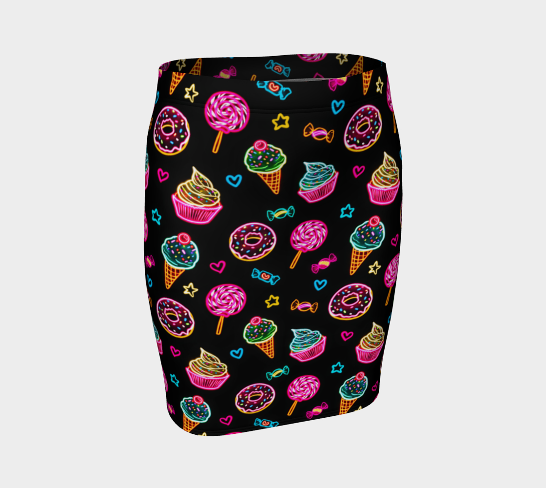 Neon Candy Fit Skirt  preview