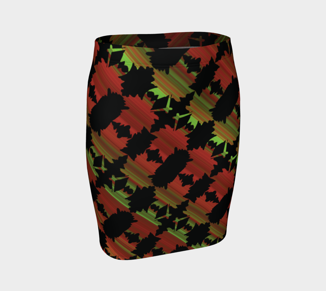 Maple Leaf II Fitted Skirt preview
