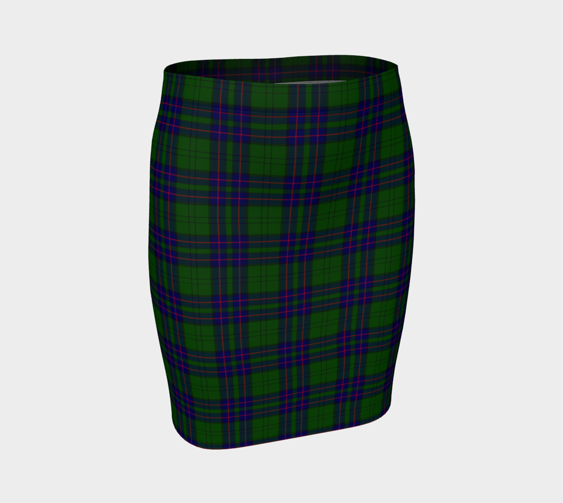 Aperçu de Lockhart Modern Tartan Fitted Skirt