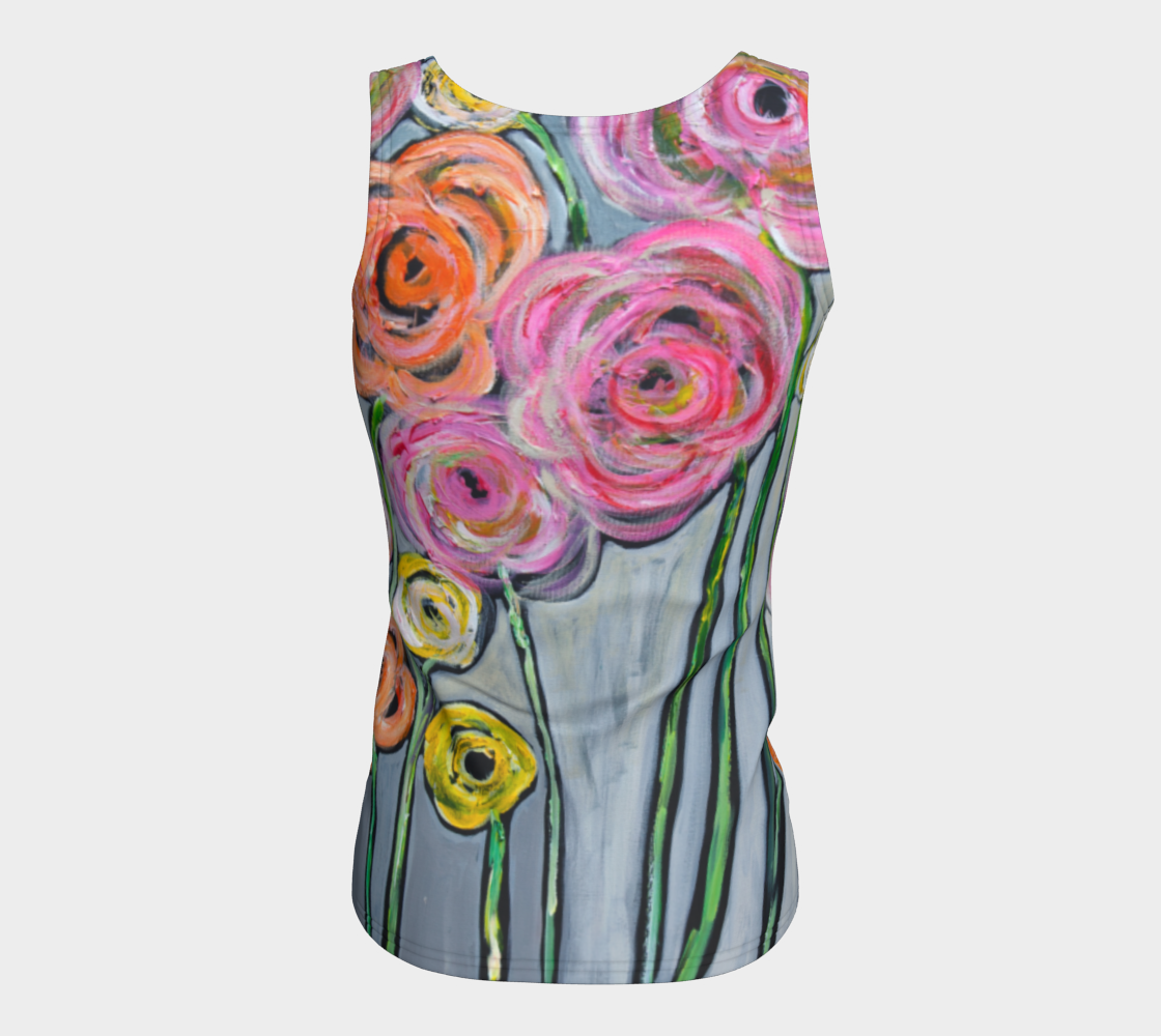 Bloom where you are planted best fitted tank top preview #6