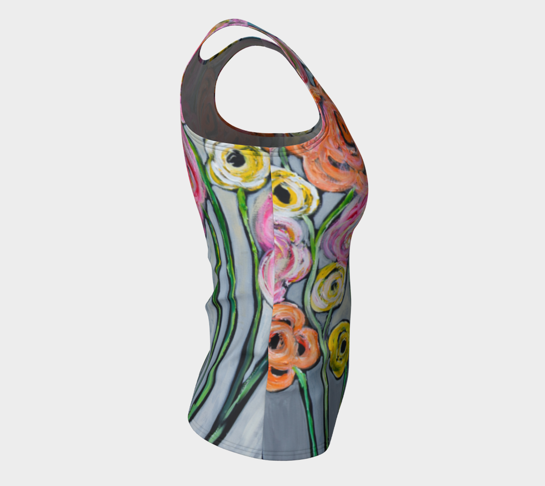 Bloom where you are planted best fitted tank top preview #8