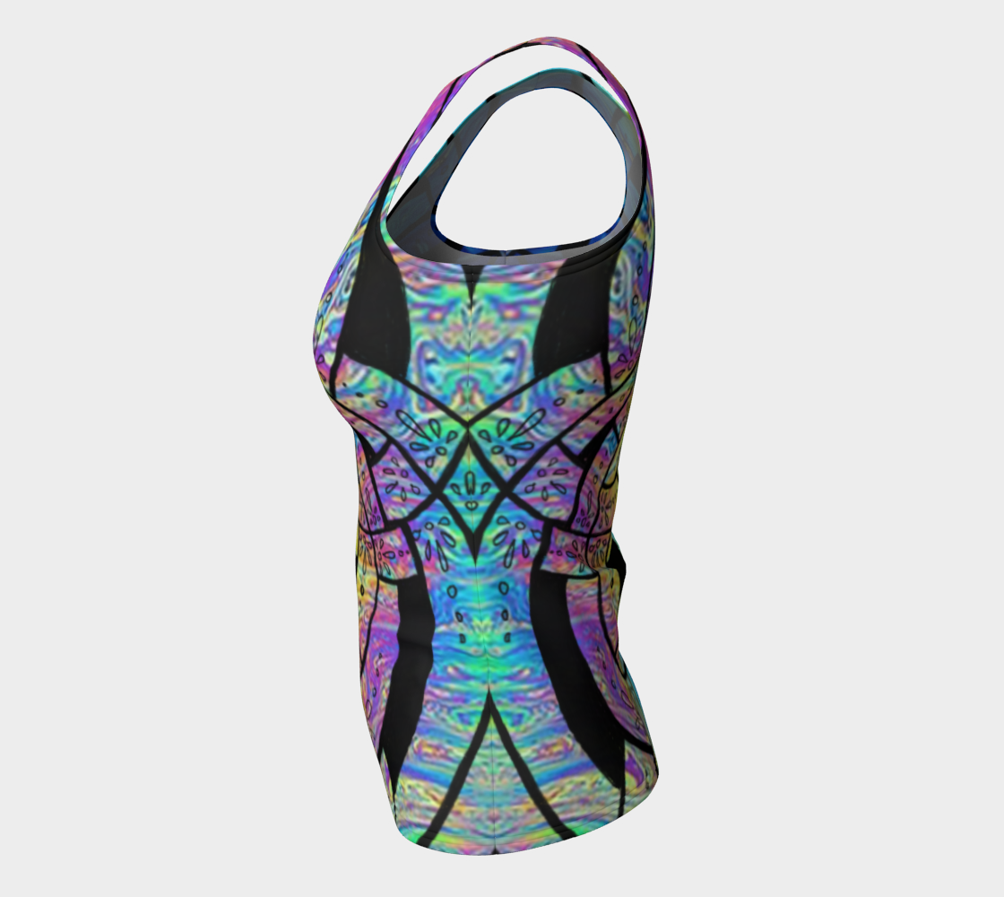 Aperçu de Liquid Rainbow, Celtic Knot, Tank Top #7