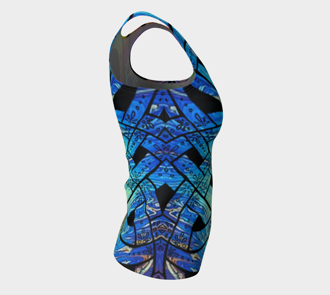 Aperçu de Liquid Rainbow, Celtic Knot, Tank Top #8