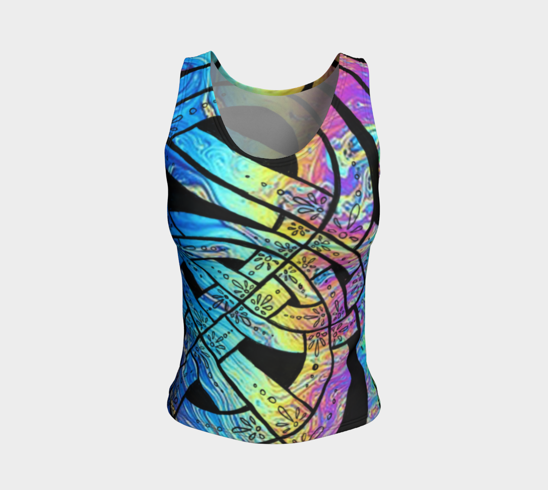 Aperçu de Liquid Rainbow, Celtic Knot, Tank Top #1