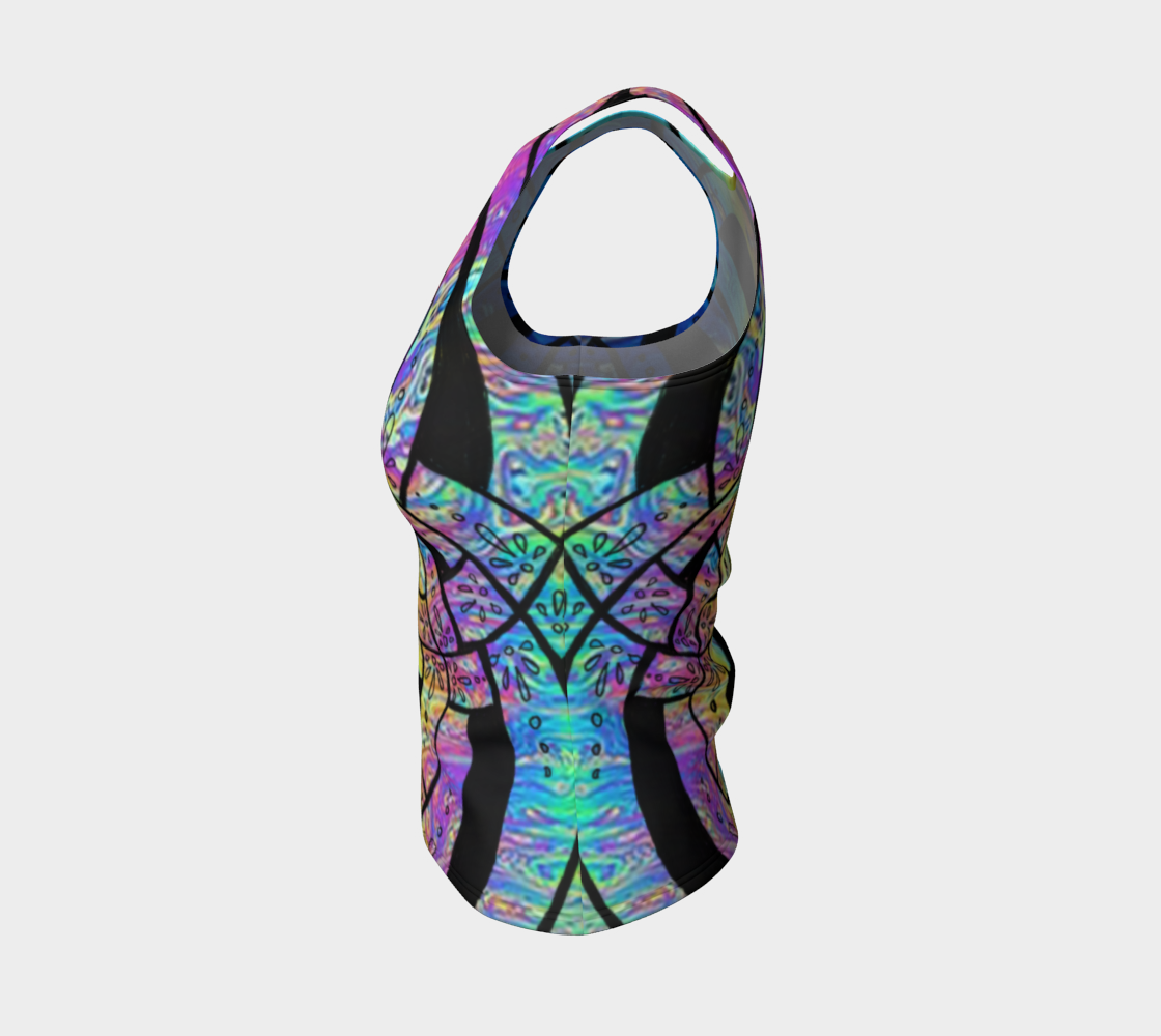 Aperçu de Liquid Rainbow, Celtic Knot, Tank Top #3