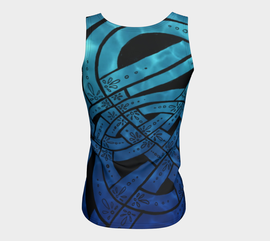 Aperçu de Suboceana I I, Celtic Reflective Pool, Celtic Knot Tank Top #6