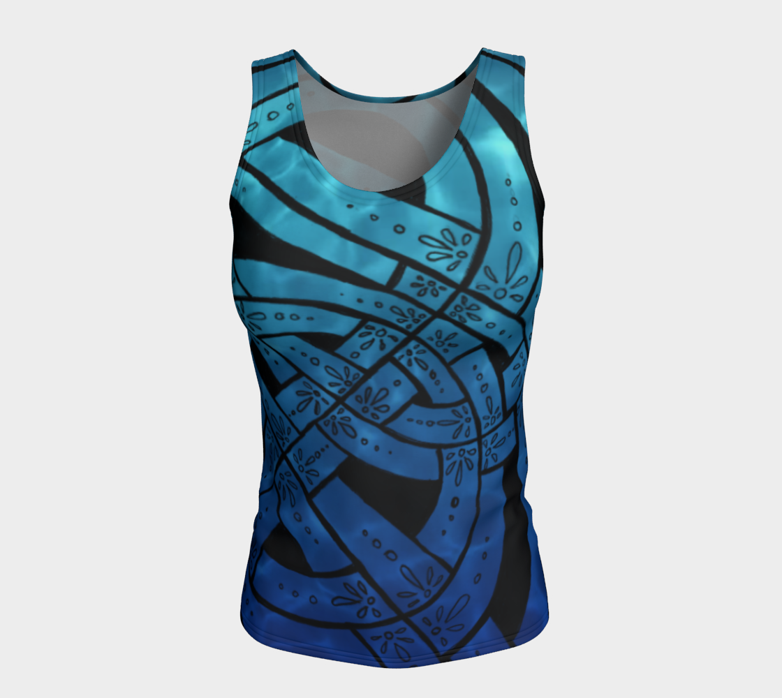Aperçu de Suboceana I I, Celtic Reflective Pool, Celtic Knot Tank Top #5