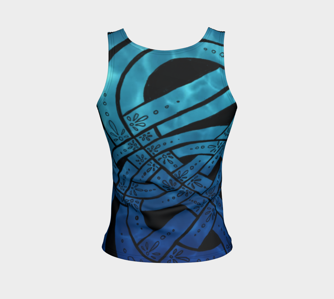 Aperçu de Suboceana I I, Celtic Reflective Pool, Celtic Knot Tank Top #2