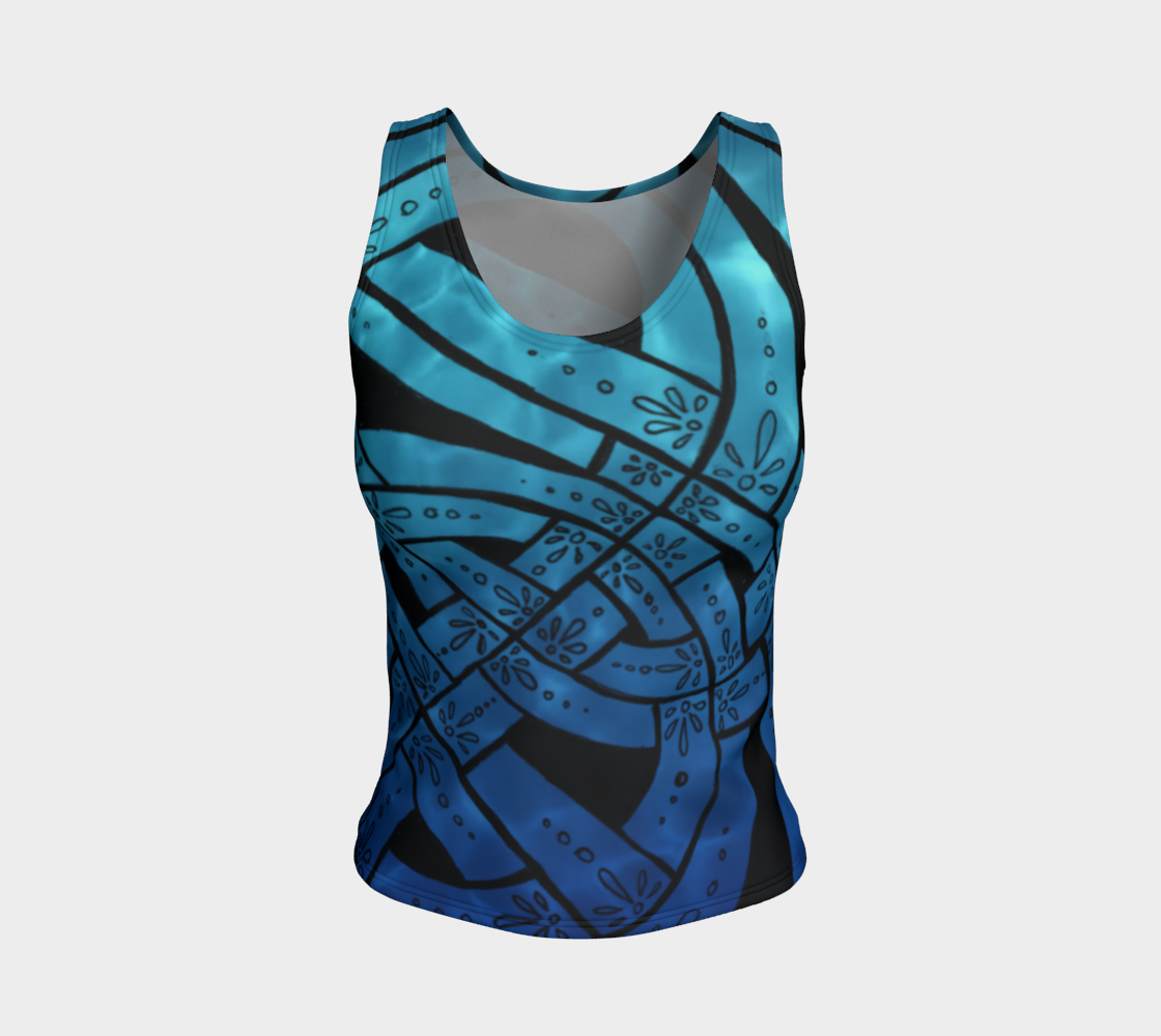 Aperçu de Suboceana I I, Celtic Reflective Pool, Celtic Knot Tank Top #1
