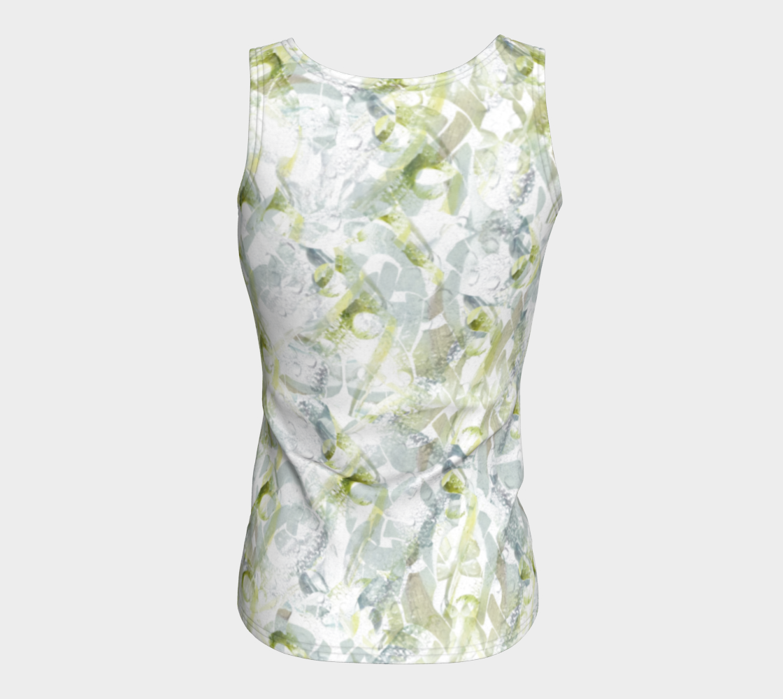 Spring Equinox Fitted Tank Top by Laura Davis Art Studio preview #6