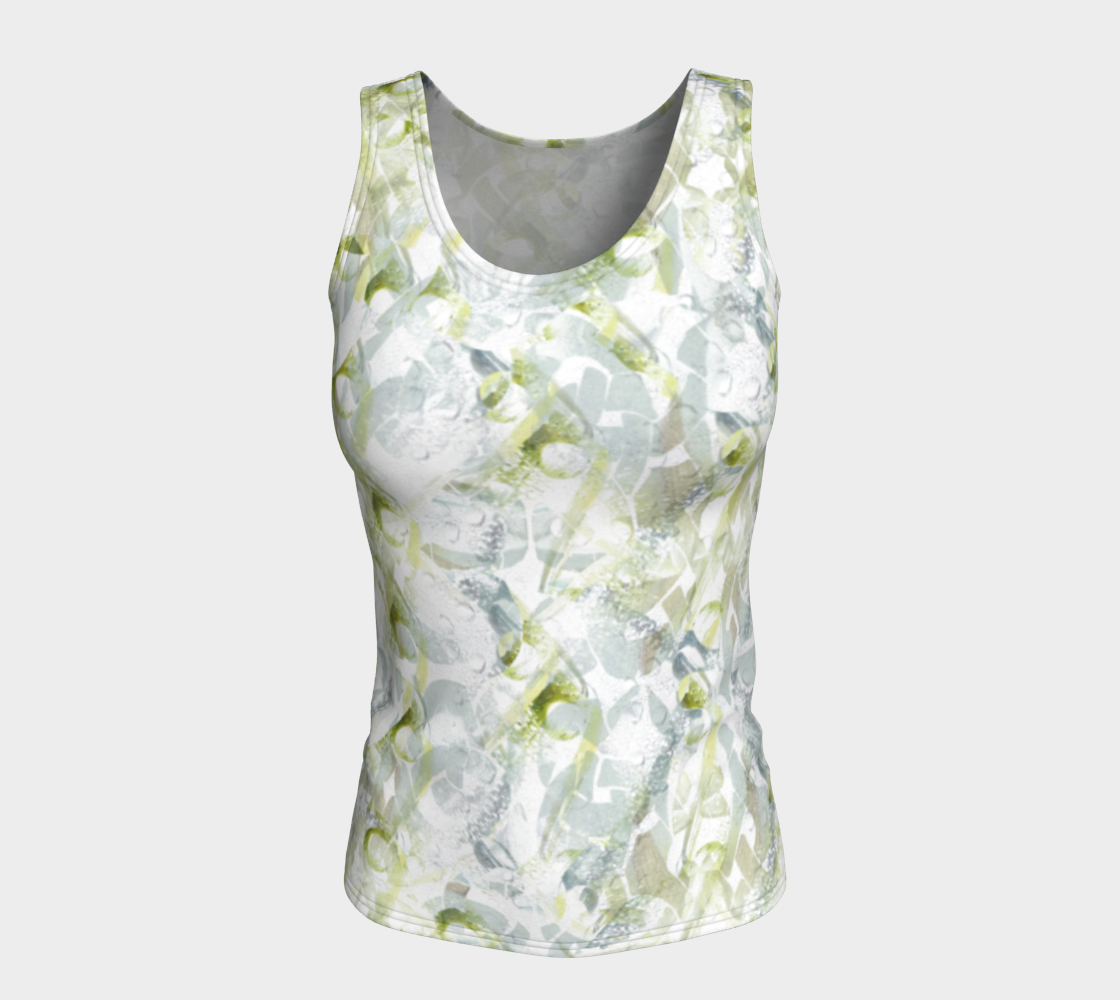 Spring Equinox Fitted Tank Top by Laura Davis Art Studio preview #5