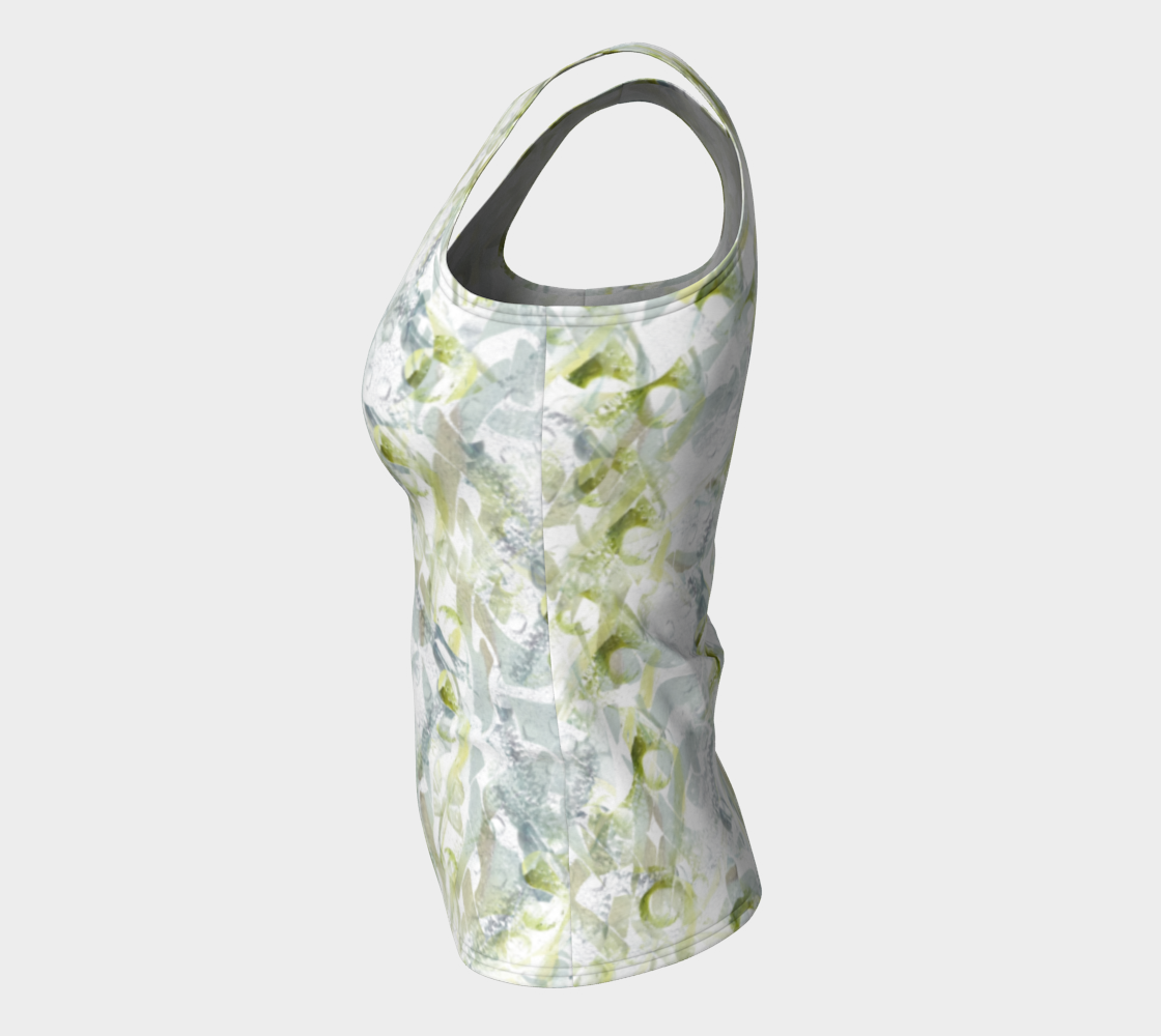Spring Equinox Fitted Tank Top by Laura Davis Art Studio preview #7