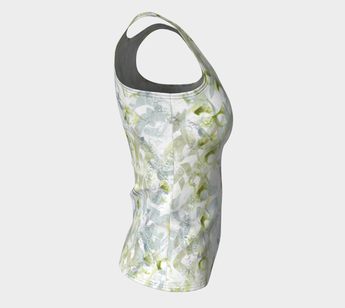 Spring Equinox Fitted Tank Top by Laura Davis Art Studio preview #8