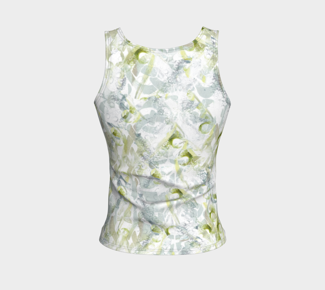 Spring Equinox Fitted Tank Top by Laura Davis Art Studio preview #2