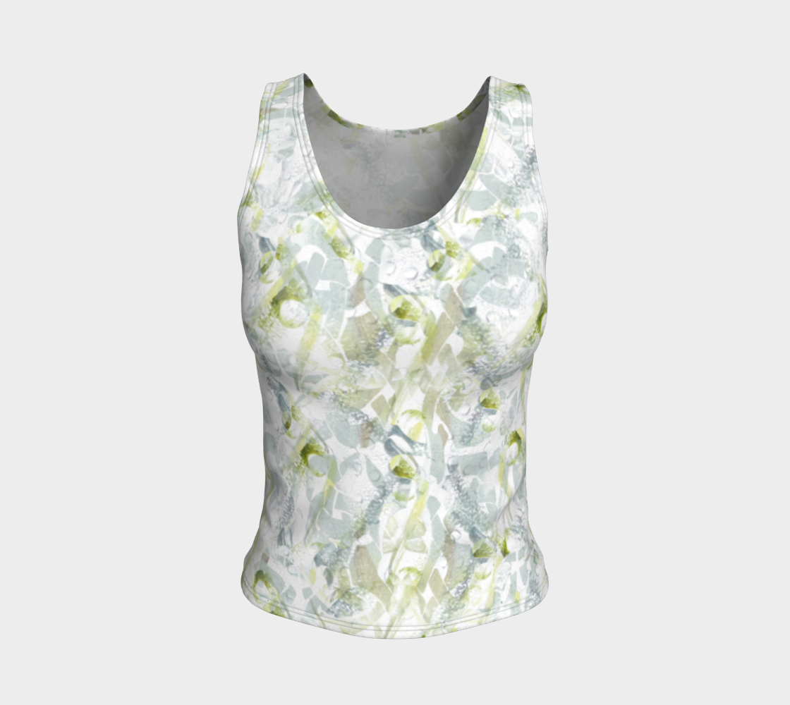 Spring Equinox Fitted Tank Top by Laura Davis Art Studio preview
