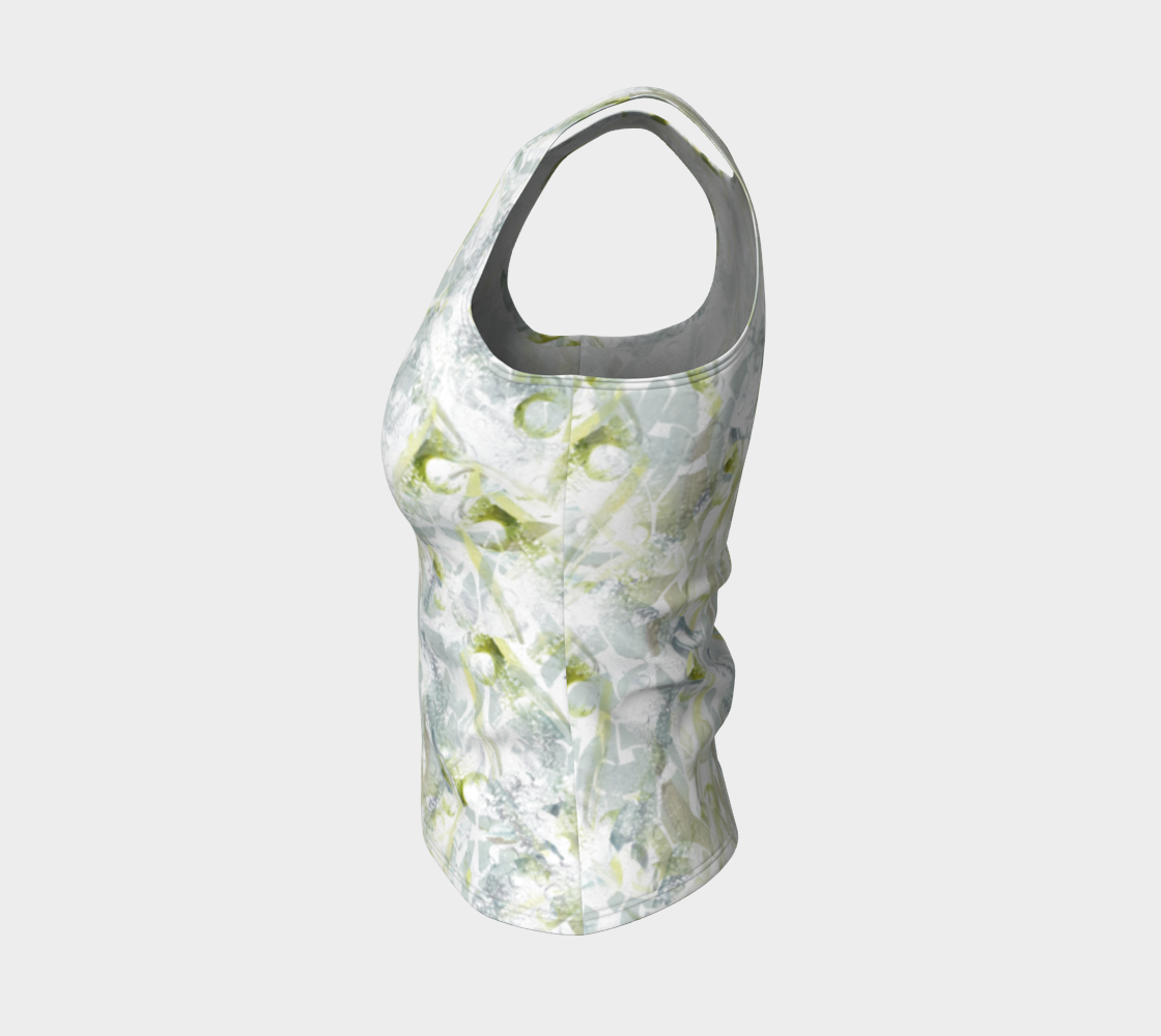 Spring Equinox Fitted Tank Top by Laura Davis Art Studio preview #3