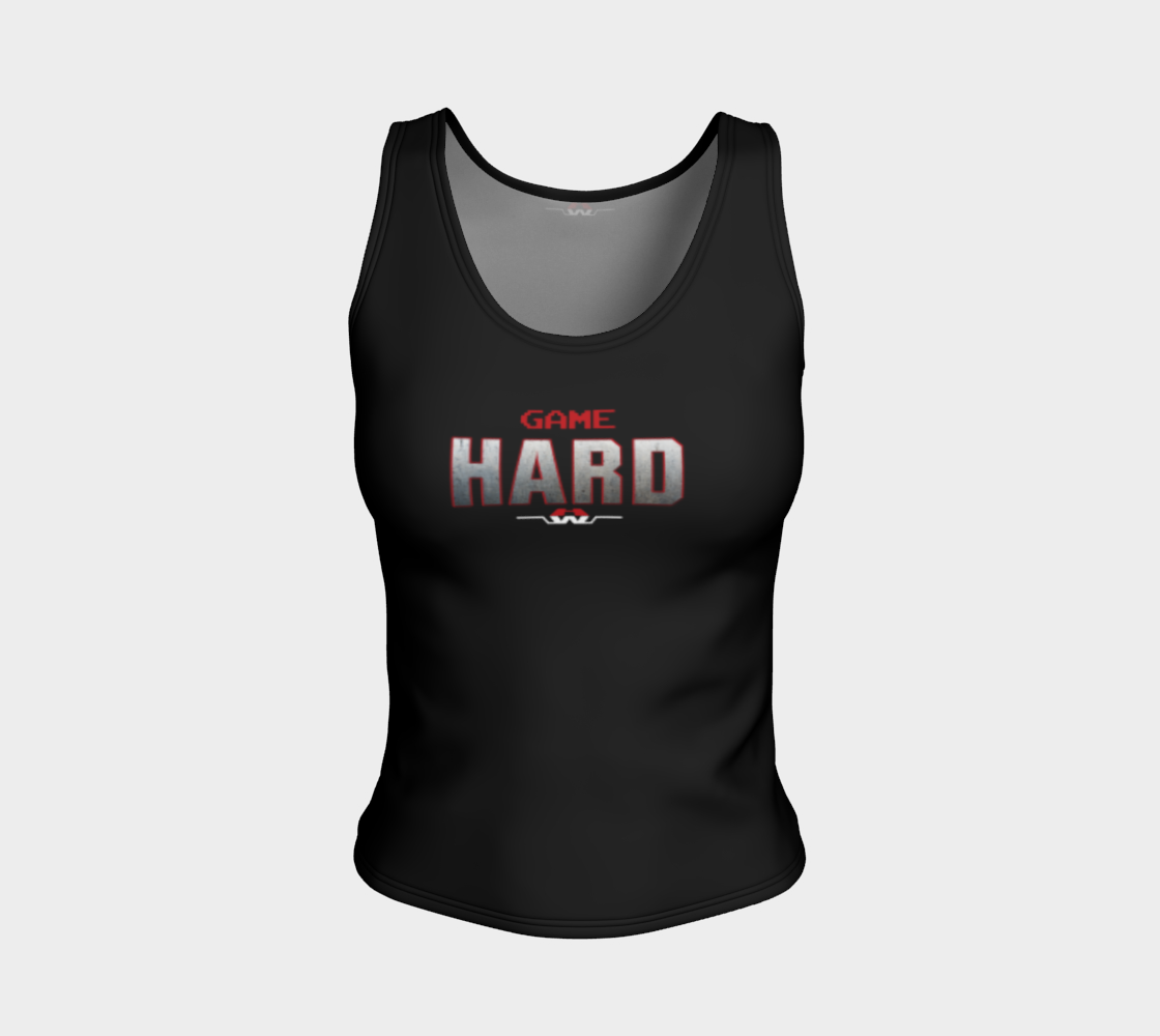 Game Hard Women Fitted Tank Top preview