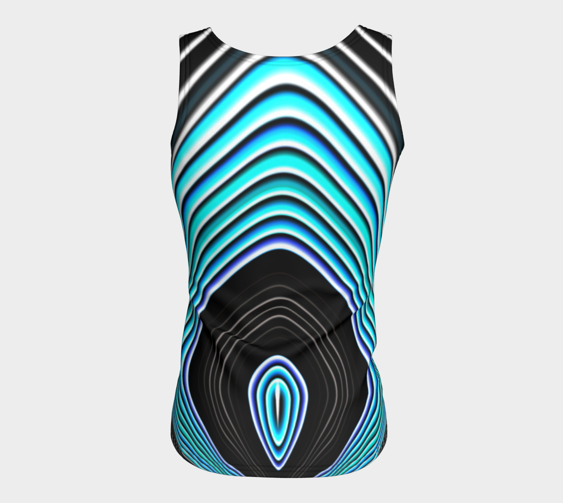 Striped Candy Blue Tank Top preview #6