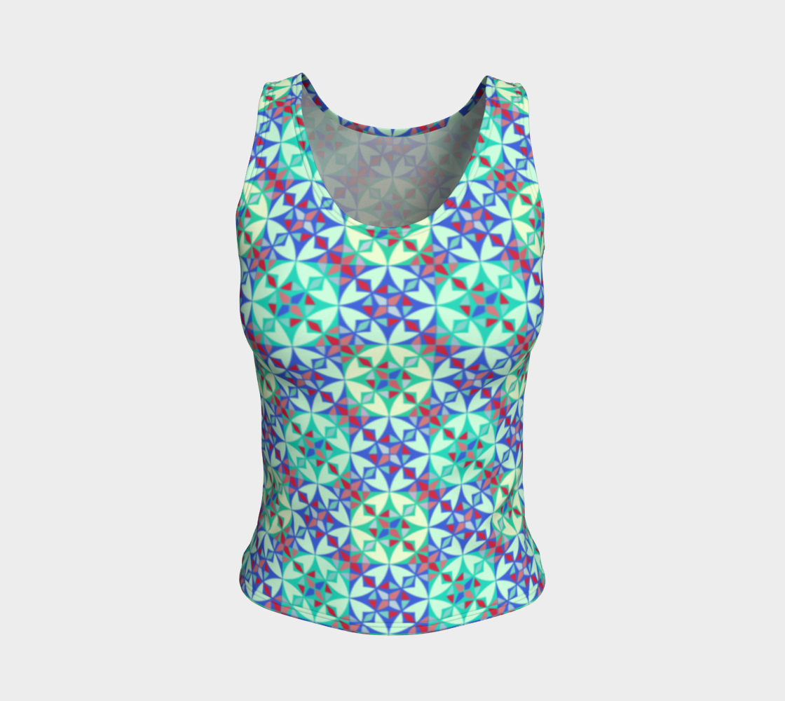 Amazing Japanese Pattern Fitted Tank Top preview