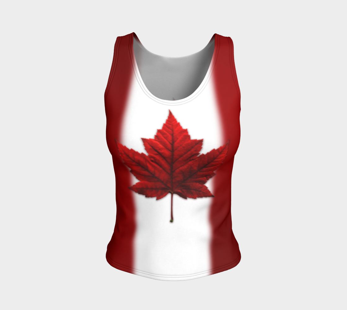 Canada Flag Shirts Canada Souvenir Tank Tops preview