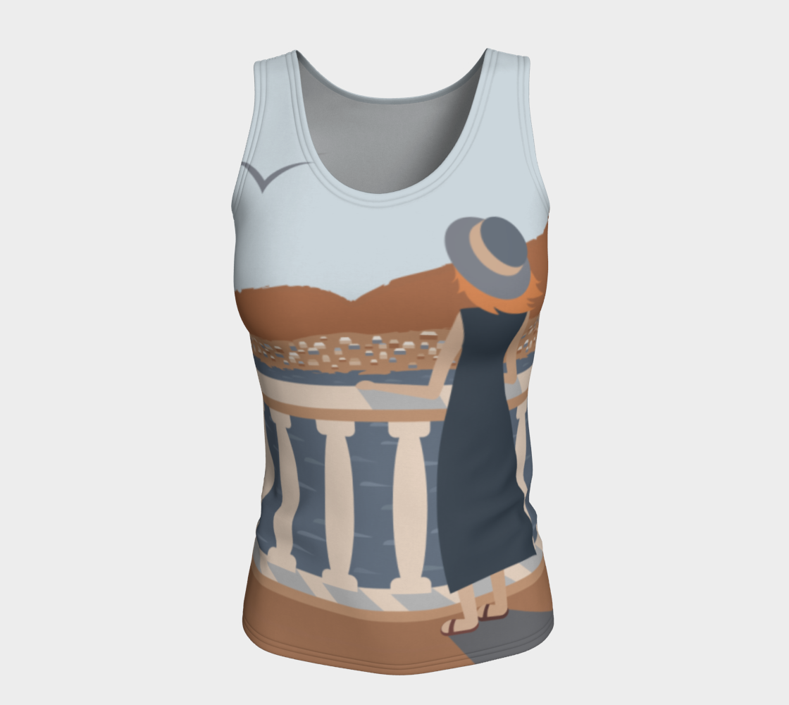 Summer memories fitted tank top thumbnail #6