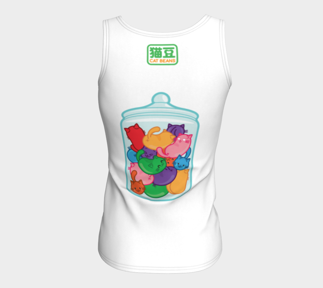 Jelly Cat Beans Fitted Tank preview #6