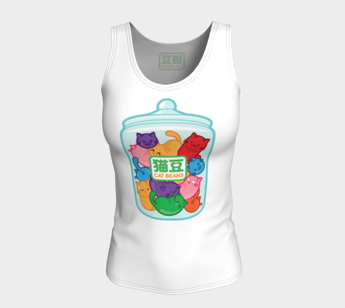 Jelly Cat Beans Fitted Tank preview #5