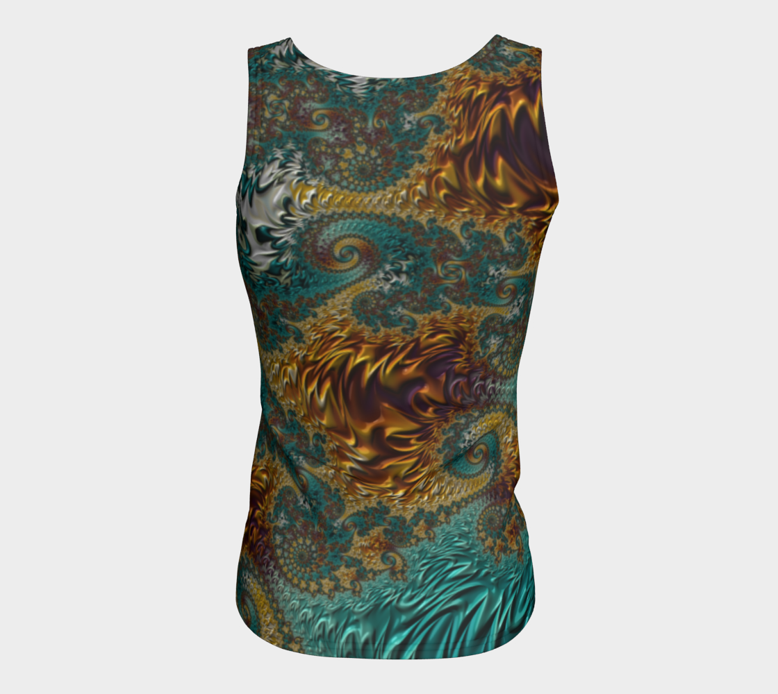Marigold Garden Fitted Tank Top preview #6