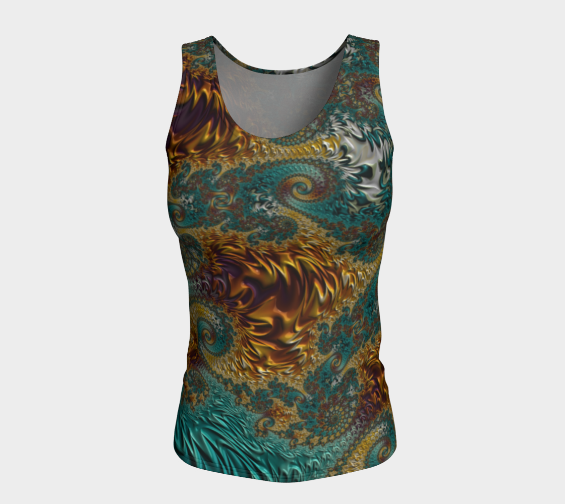 Marigold Garden Fitted Tank Top preview #5