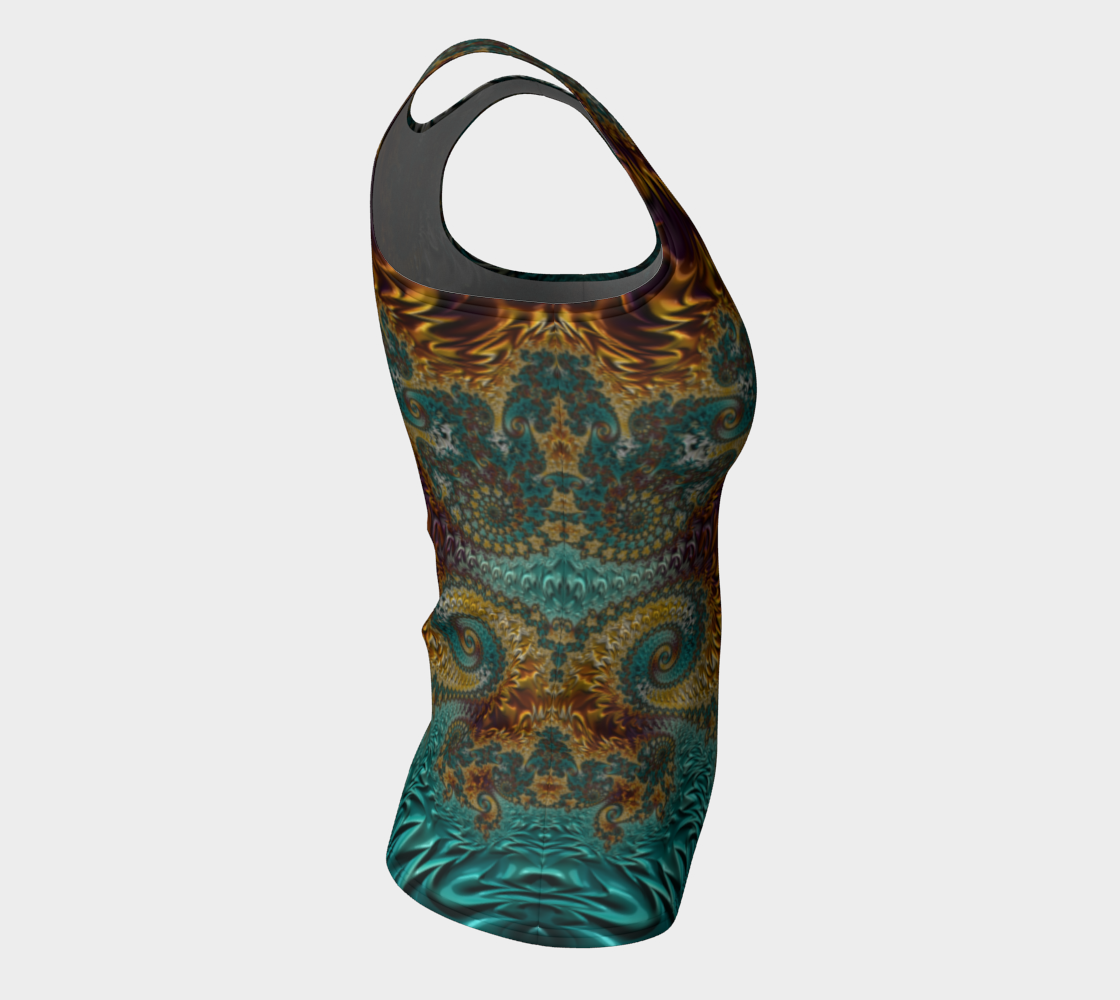 Marigold Garden Fitted Tank Top preview #8