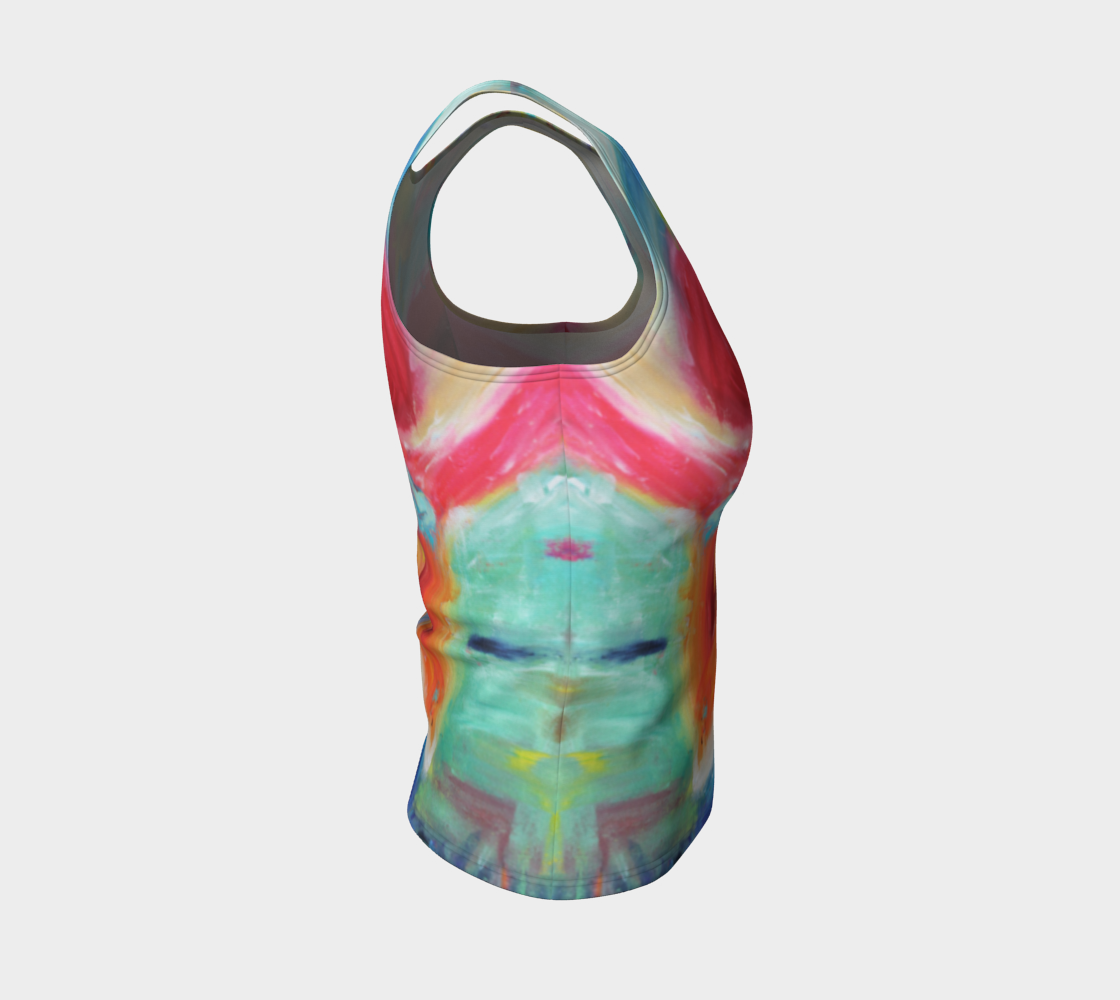 JUMP FOR JOY Fitted Tank preview #4