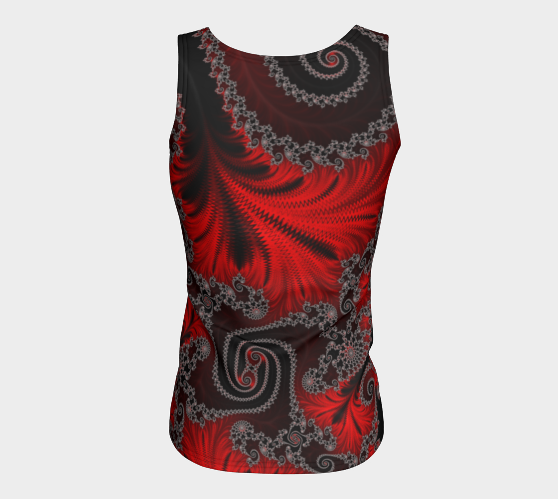 Eruption Fitted Tank Top preview #6