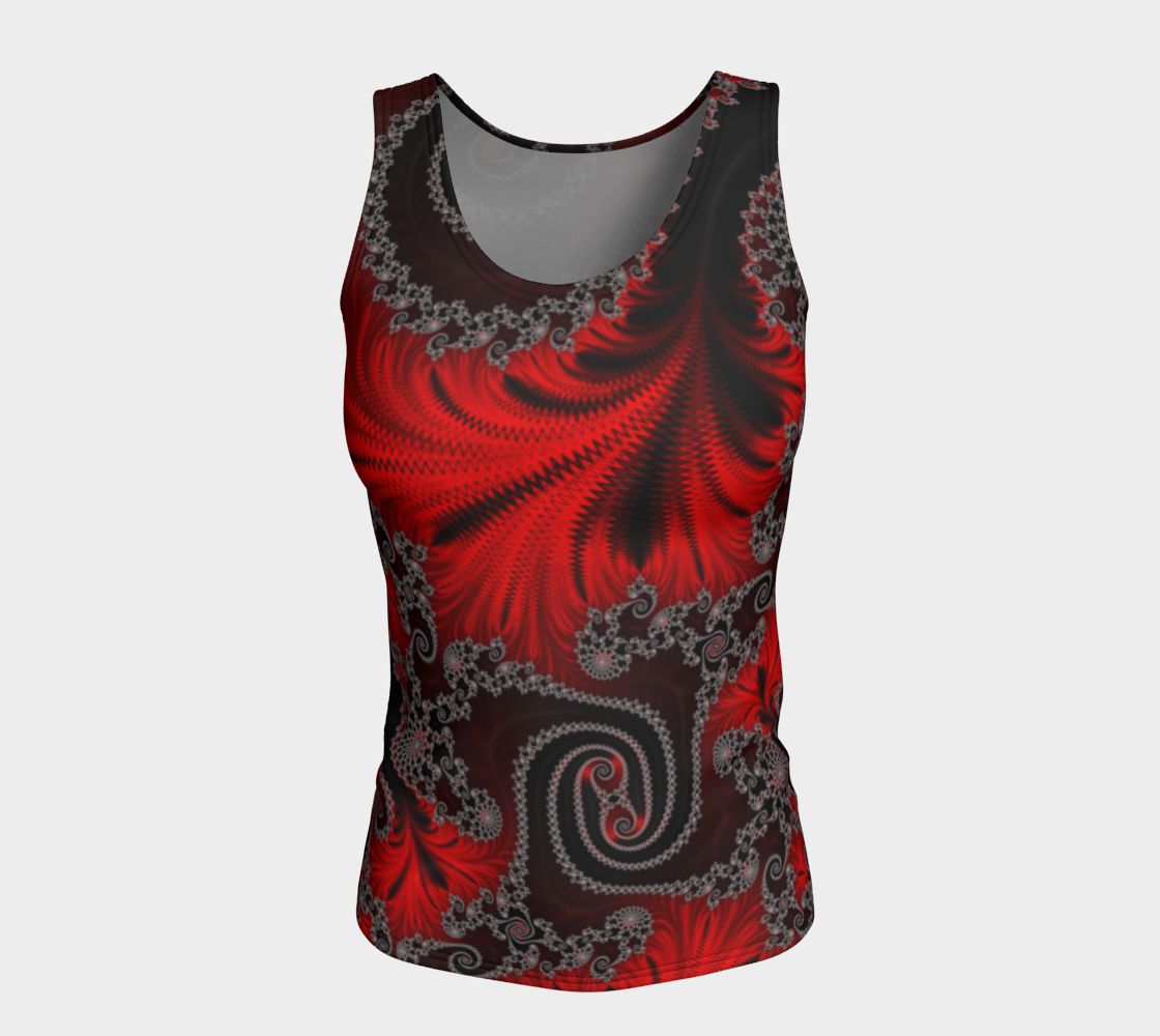 Eruption Fitted Tank Top preview #5