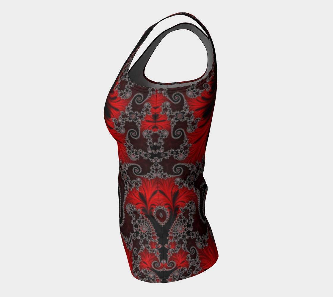 Eruption Fitted Tank Top preview #7