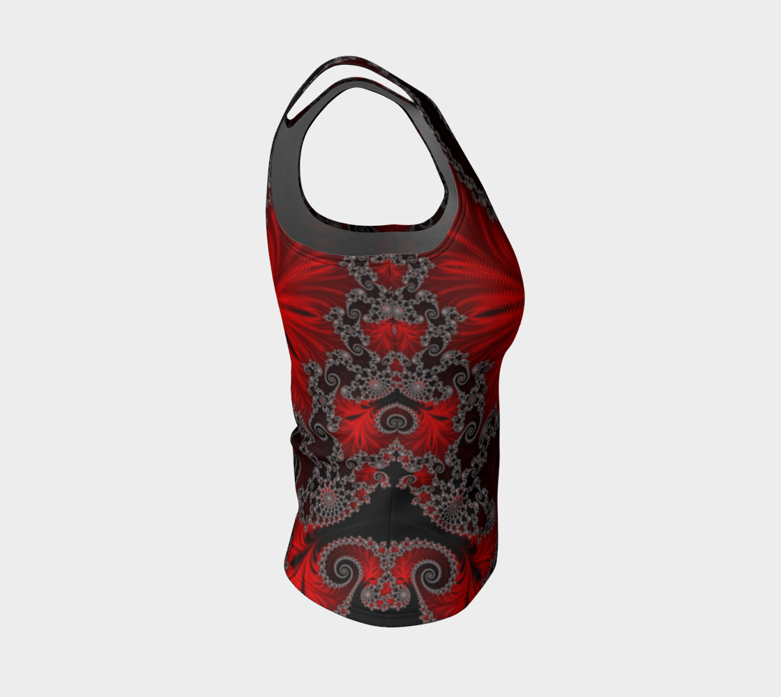 Eruption Fitted Tank Top preview #4