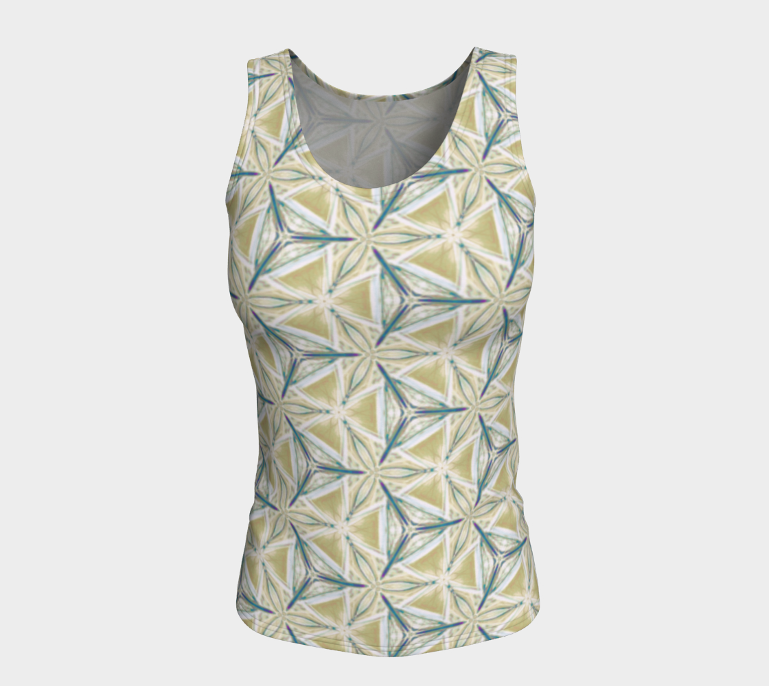 Avocado Pattern Fitted Tank Top preview #5