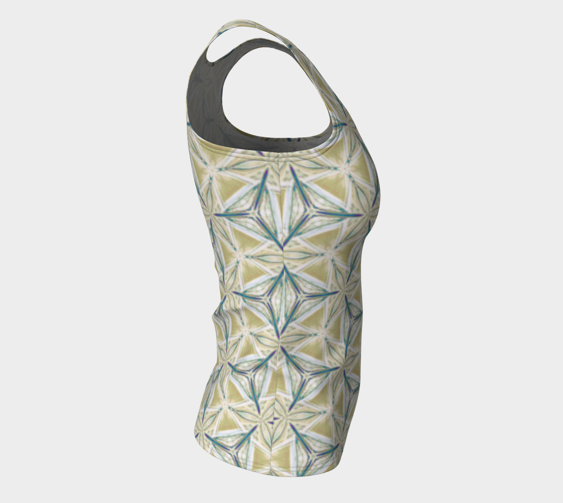 Avocado Pattern Fitted Tank Top preview #8