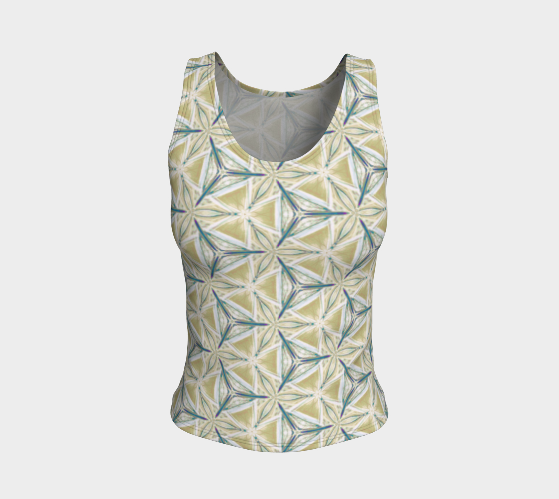 Avocado Pattern Fitted Tank Top preview #1
