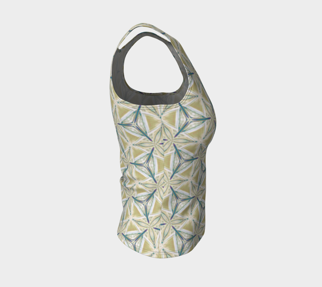 Avocado Pattern Fitted Tank Top preview #4