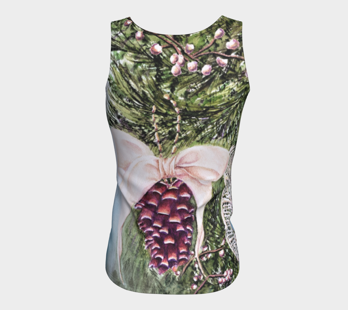 Pine Cone Fitted Tank Top preview #6