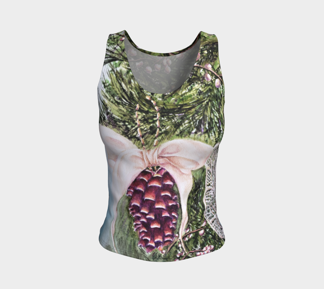 Pine Cone Fitted Tank Top preview