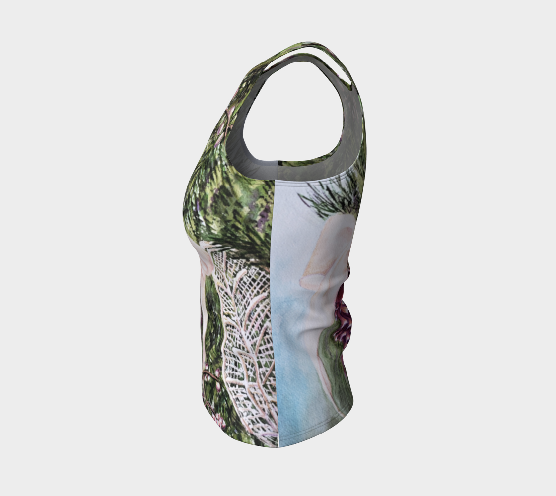 Pine Cone Fitted Tank Top preview #3