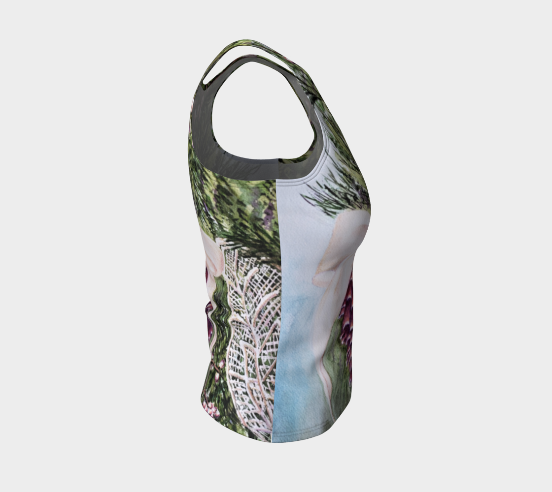 Pine Cone Fitted Tank Top preview #4