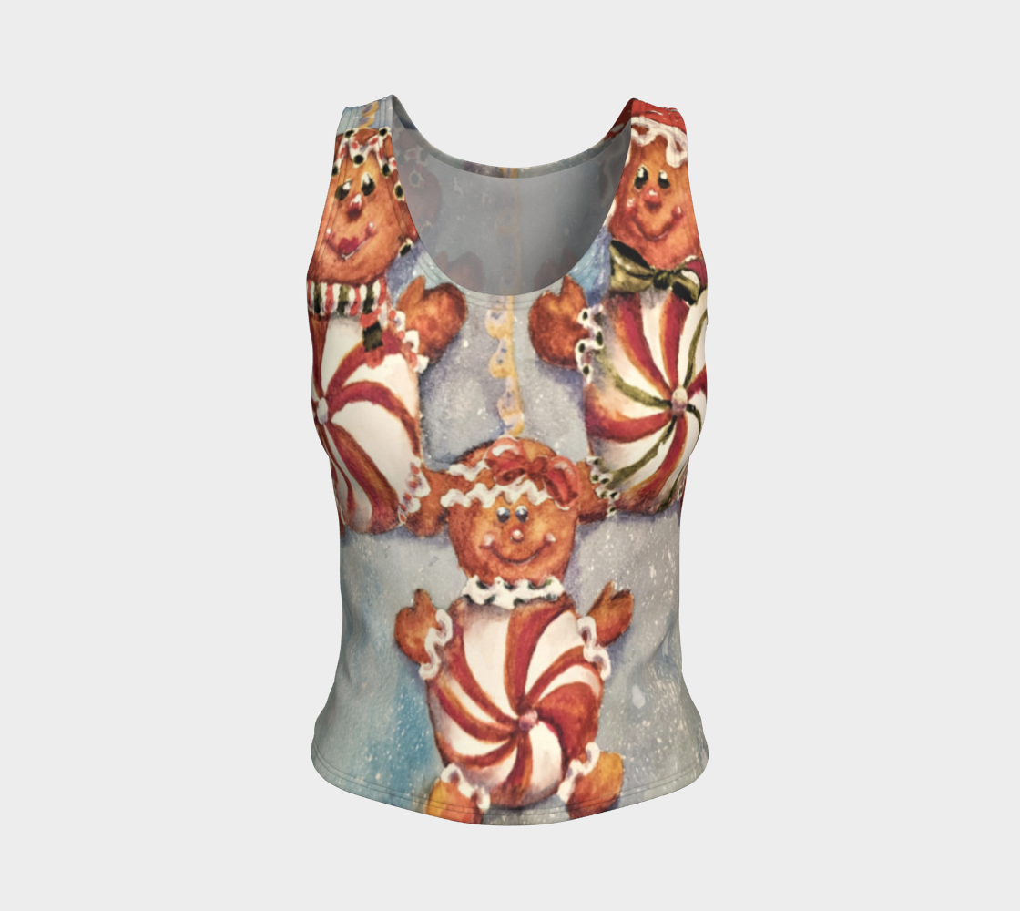 Christmas Cookies Fitted Tank Top preview #1