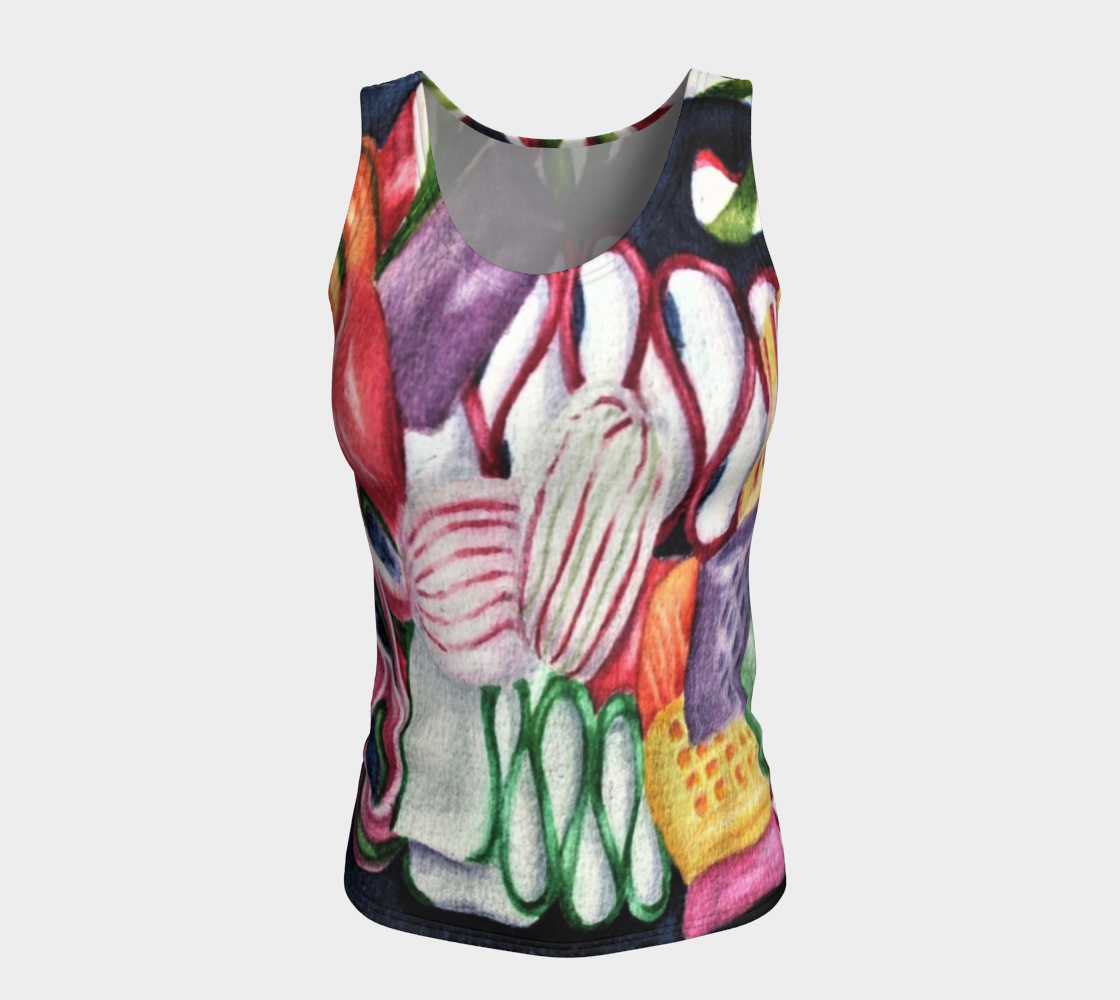Candy Land Fitted Tank Top preview #5