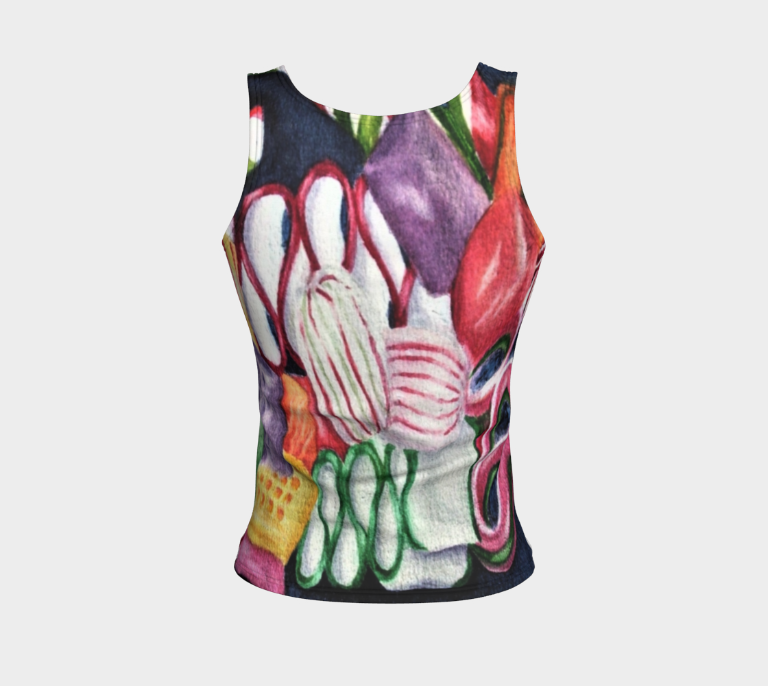 Candy Land Fitted Tank Top preview #2