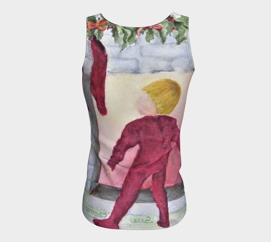 Christmas Eve Fitted Tank Top preview #6