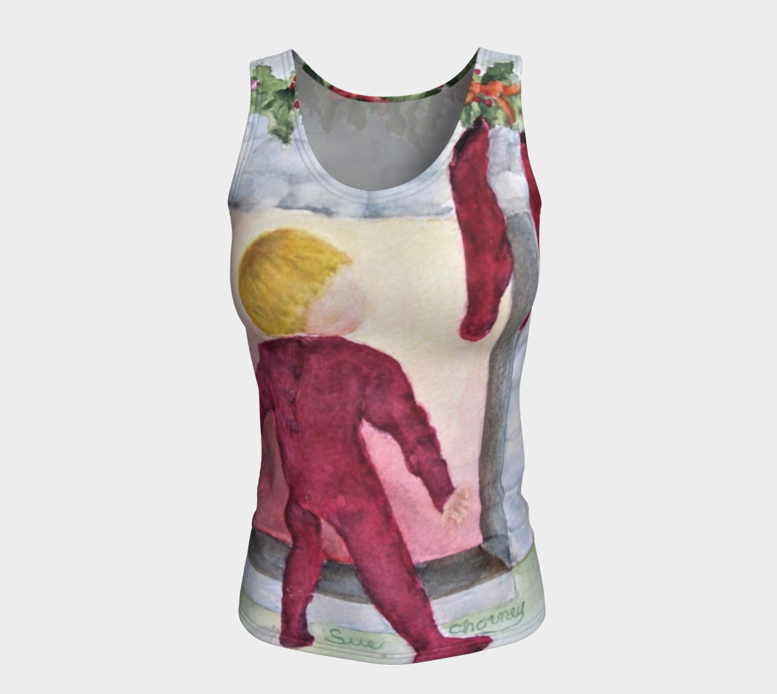 Christmas Eve Fitted Tank Top preview #5